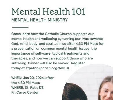 Association Of Catholic Mental Health Ministers Mental Health 101