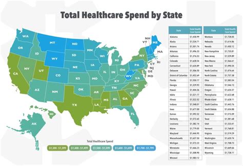 Average Cost Of Health Insurance By State Weiss Amp Paarz P C