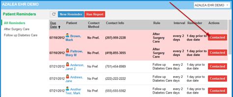 Azalea Health Chart Access