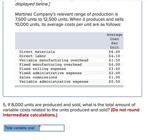 B 2 Cost Per Unit