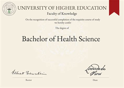 Bachelor Health Science Foundation Courses