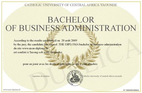 Bachelor Of Business Administration Management