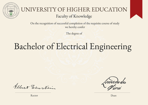 Bachelor Of Electrical Engineering