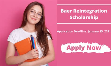 Baer Reintegration Scholarship