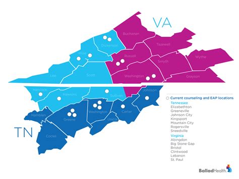 Ballad Health Lab Locations