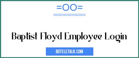 Baptist Health Floyd Employee Login