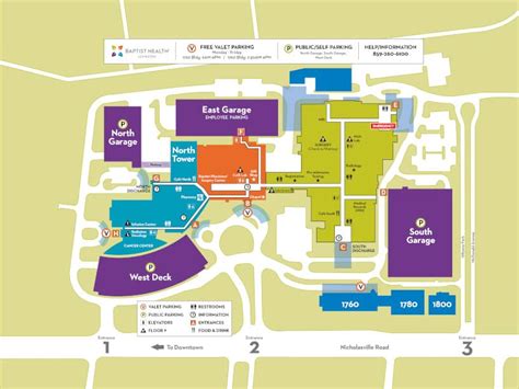 Baptist Health Lexington Map