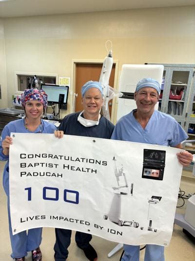 Baptist Health Paducah Marks 100Th Ion Robotic Bronchoscopy News Paducahsun Com