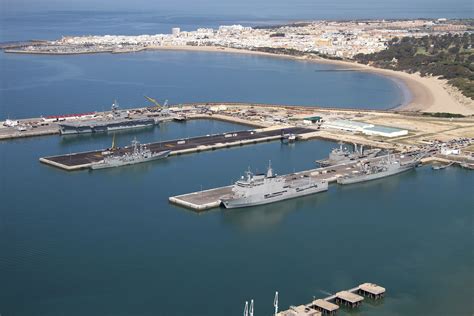 Base Naval De Rota Naval Station Rota Air Base In Rota Andalusia Spain Editorial Image