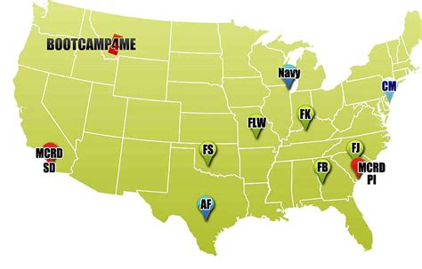 US Army Basic Training Locations