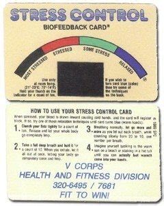 Basic Training Stress Cards