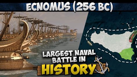 Battle Of Ecnomus 256 Bc Largest Naval Battle In History Youtube