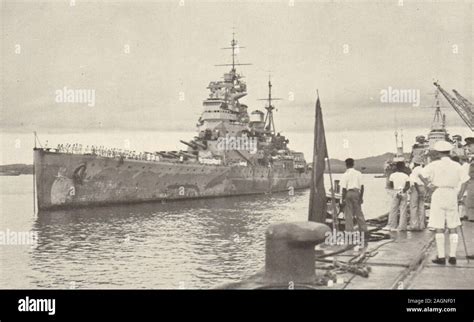 Battleship H M S Prince Of Wales At Singapore World War 2 Singapore 1941 1954 Stock Photo Alamy