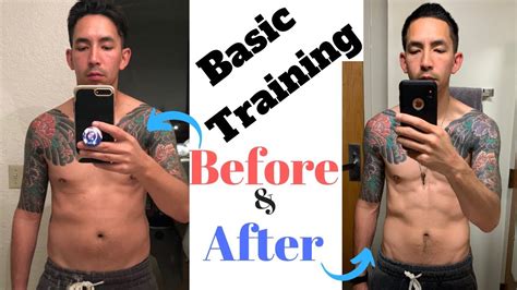 Before And After Basic Training