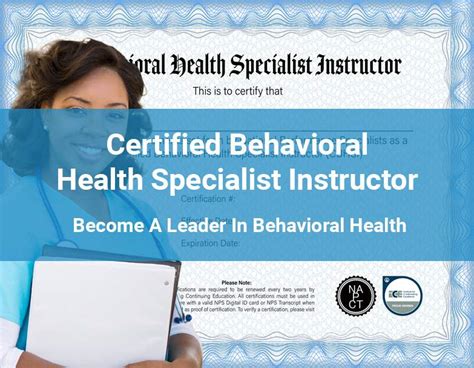 Behavioral Health Professional Certification