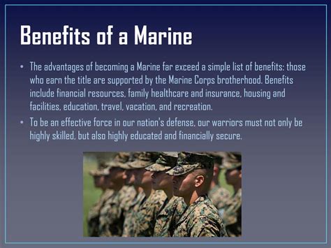 Benefits Of Becoming A Marine