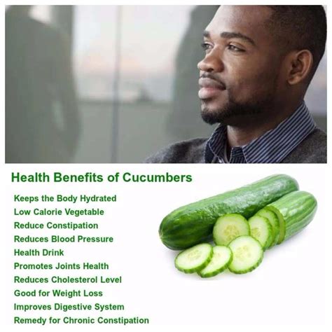 Benefits Of Cucumber To Man