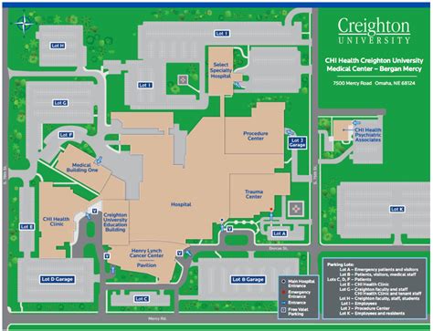 Bergan Mercy Map