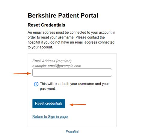 Berkshire Patient Portal Sign In