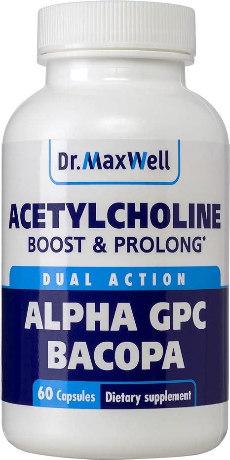 Best Acetylcholine Supplements Dual Action Alpha Gpc Choline Boosts