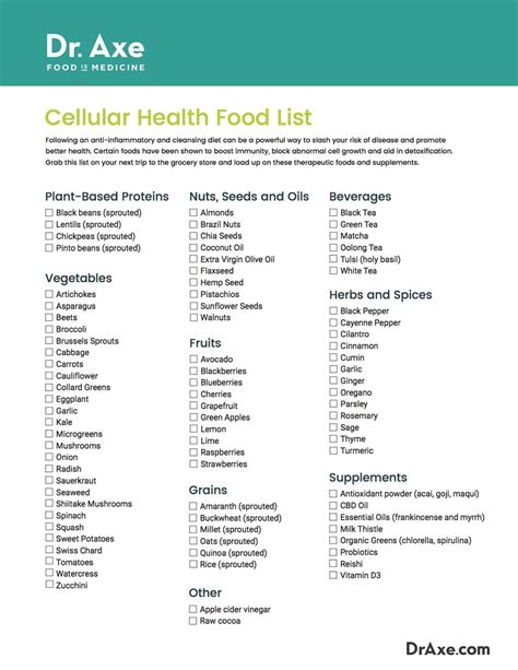 Best Supplements For Cellular Health