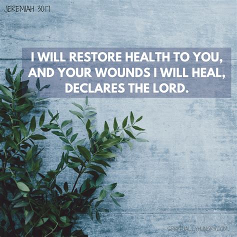 Bible Scripture About Health