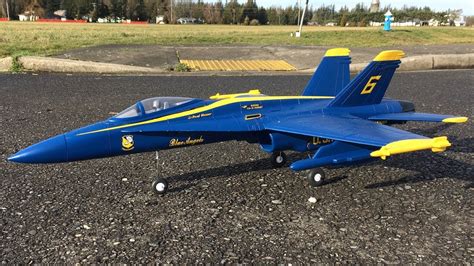 Bill Amp 39 S Force Rc F 18 Blue Angels 64Mm Edf Jet Maiden Flight Youtube