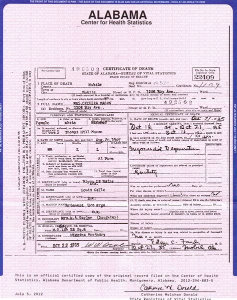 Birth Certificate Macon Ga