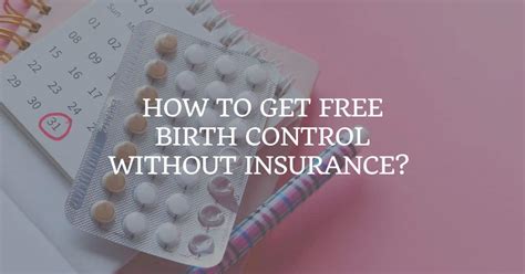 Birth Control Without Insurance