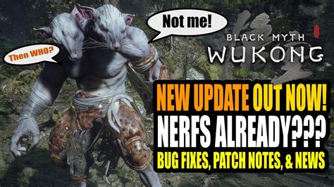 Black Myth Wukong Update Nerfs Boss Fixes Bugs