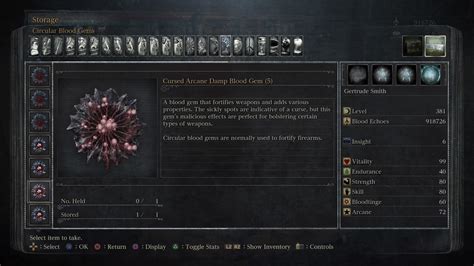 Bloodborne Best Gems