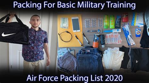 Bmt Packing List Air Force