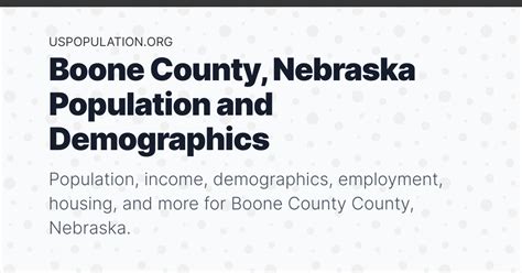 Boone County Nebraska Jobs