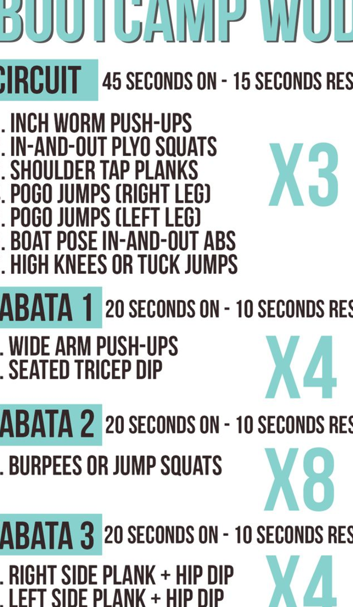 Boot Camp Workout For Beginners