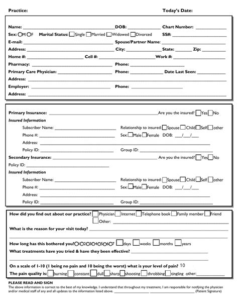 Born Clinic New Patient Forms