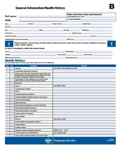 Boy Scout Physical Form 2024