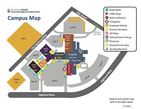 Bozeman Health Map