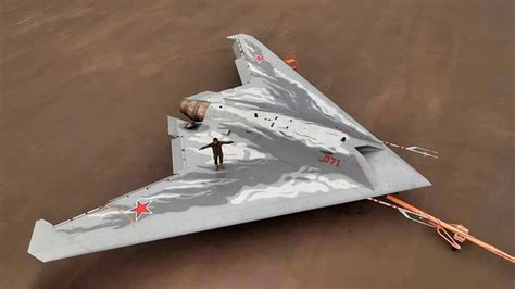 Breaking News Rare Russian S 70 Okhotnik Stealth Drone Reportedly Shot Down Over Donetsk In Ukraine