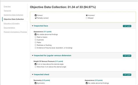 Brian Foster Chest Pain Objective Data Overview Objective Data Collection 31 Of 33 Transcript Studocu