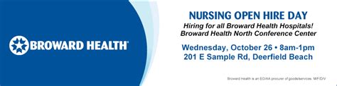 Broward Health Job Listings