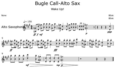 Bugle Call Alto Sax Flat