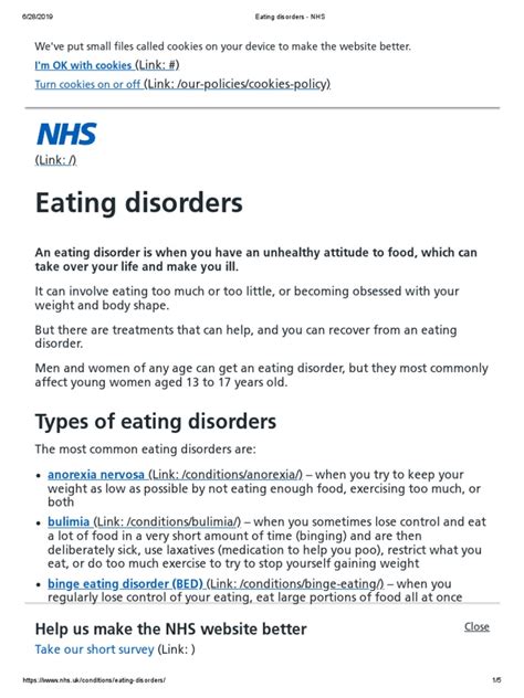 Bulimia Nervosa Nhs