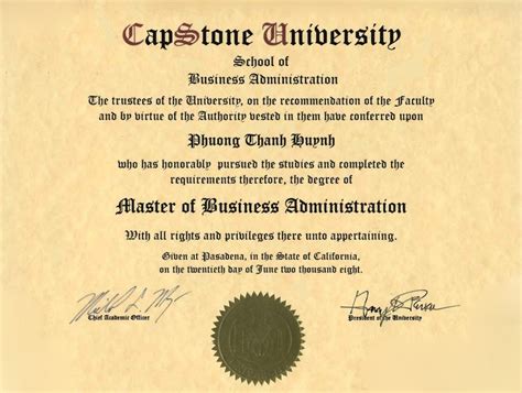 Business Administration Or Management Degree