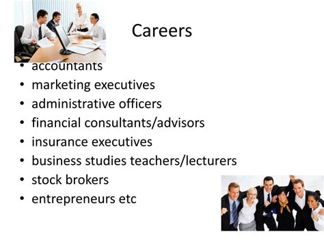 Business Studies Job Opportunities