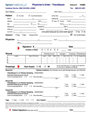 Byram Healthcare Order Form