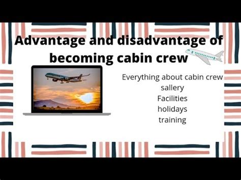 Cabin Crew Advantages And Disadvantages