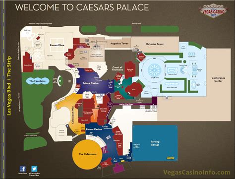 Caesars Palace Map