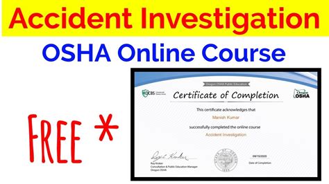 Cal Osha Certification Online