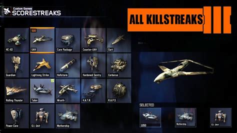 Call Of Duty Black Ops 3 Iii Bo3 Scorestreaks Killstreaks