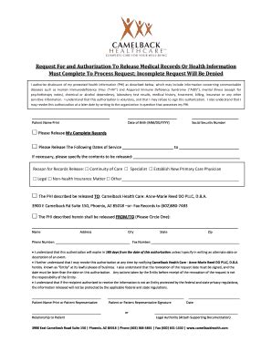 Camelback Women S Health Medical Records